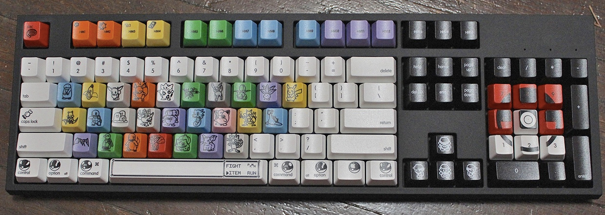 A Keyboard With Letters Replaced By Pokemon Has You Now Catching Typos