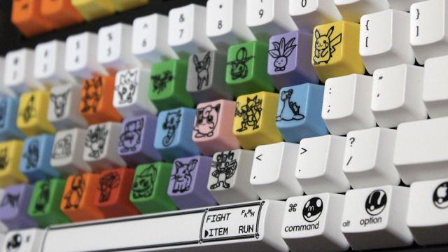 A Keyboard With Letters Replaced By Pokemon Has You Now Catching Typos
