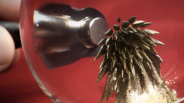 Golden Ferrofluid Fulfils Your Midas And Magneto Fantasies