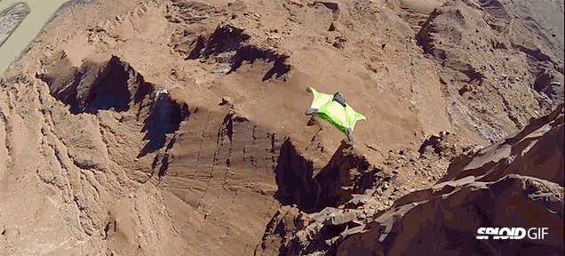 Wingsuit Video Shows The Impressive Scale Of The Utah Deserts