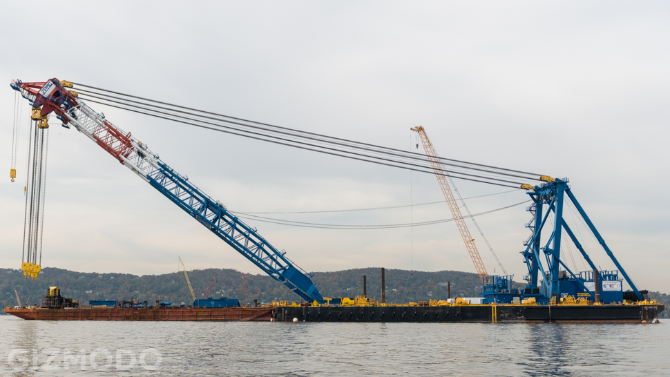 Meet The Floating Super-Crane Building The Tappan Zee Bridge