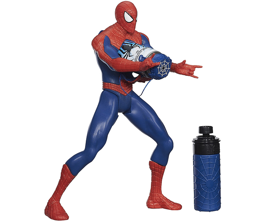 A Spider-Man Figure That Actually Shoots Webs — From His Chest?