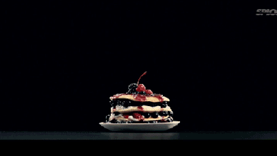 Watching Delicious Food Explode In Slow Motion Makes Me So Hungry