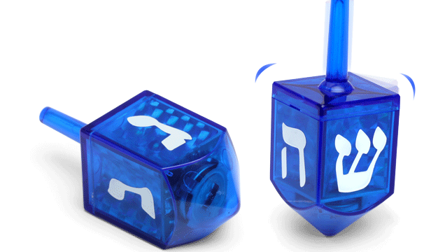 Critical Hit Dreidel Lights Up And Flashes When You Win