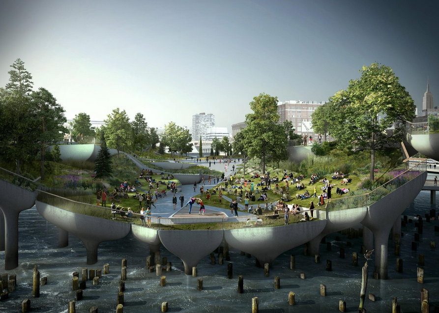 Some Billionaires Want To Give NYC A $170 Million Park In The Hudson