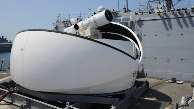 The US Navy’s First Laser Cannon Is Now Deployed In The Persian Gulf