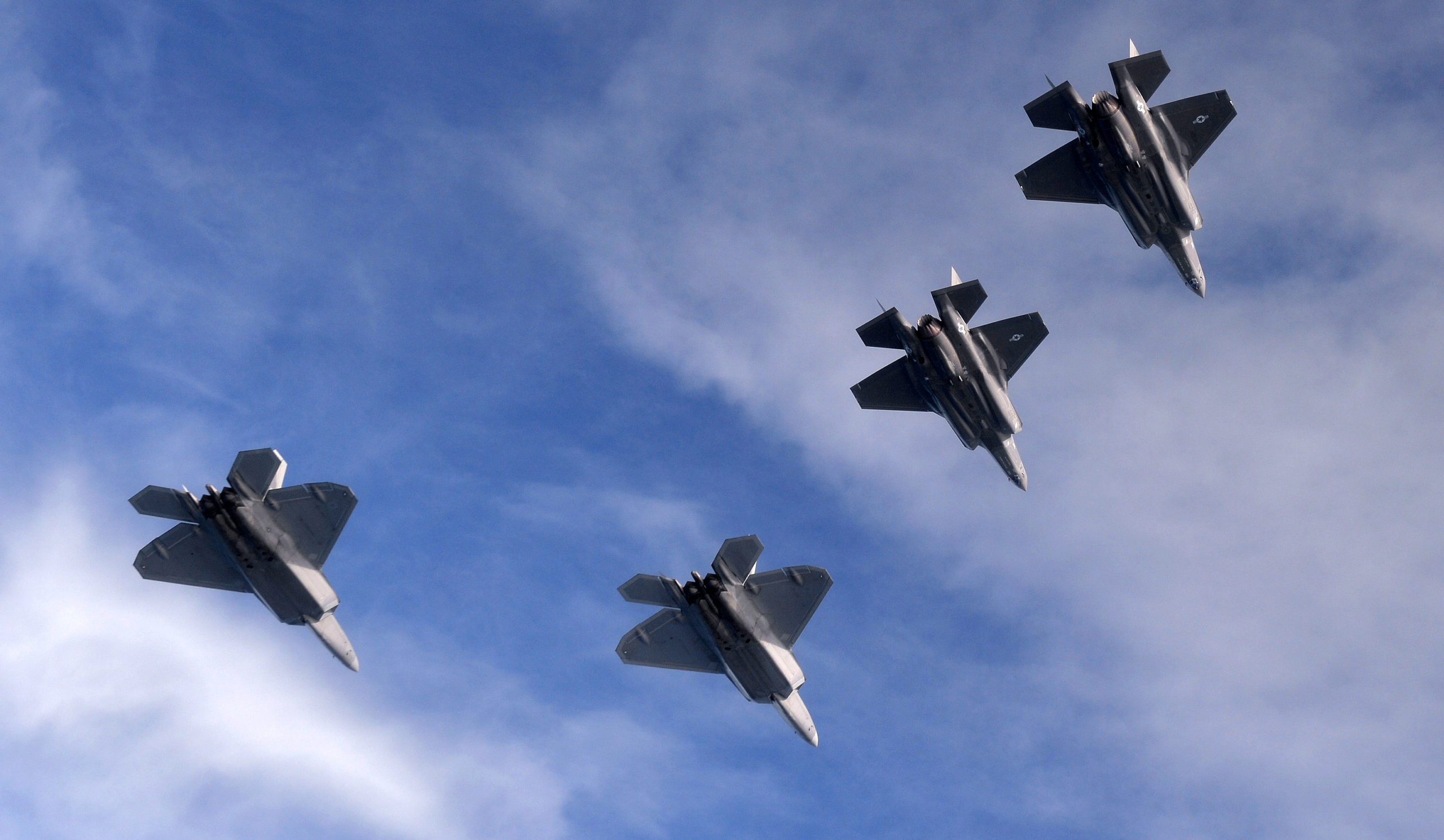 Cool Photos Of F-22s And F-35s Flying Together For The First Time
