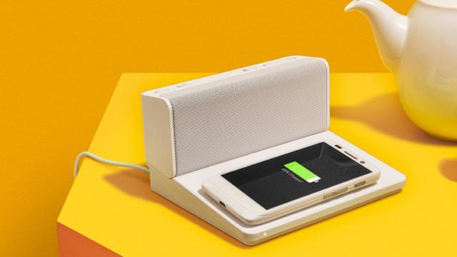 Quirky’s Ohm Bluetooth Speaker Charges Wirelessly So It’s Always Ready