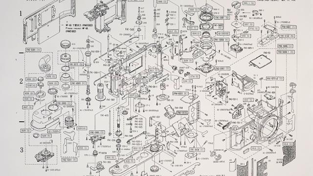 Insanely Detailed Diagram Of A Classic Nikon SLR’s Guts