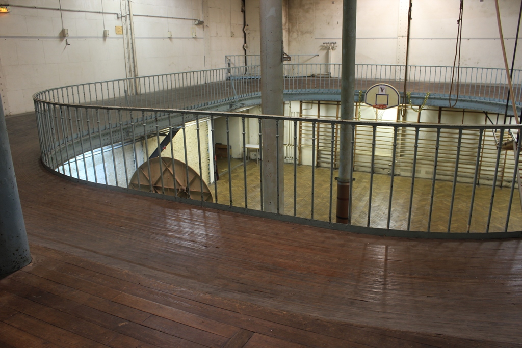 The World’s Oldest Basketball Court Has Iron Poles In The Middle Of It