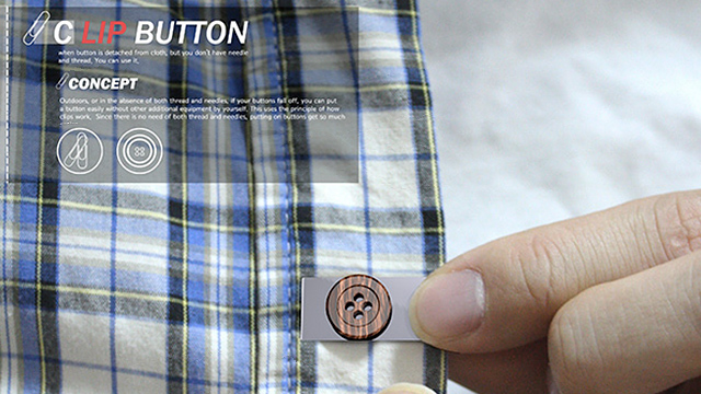 No Time To Sew? A Clip-On Button Is The Perfect Temporary Fix