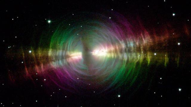 The Egg Nebula As Photographed By The Hubble Telescope