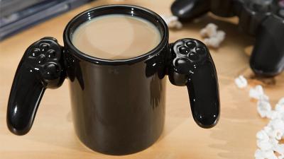 A Game Controller Coffee Mug Provides Unlimited Caffeine Power-Ups