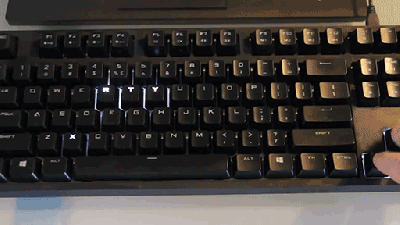 You Can Actually Play A Game Of Snake On This Hacked Backlit Keyboard