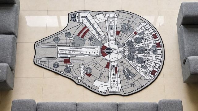 No Room Is Truly Decorated Without A Millennium Falcon Rug