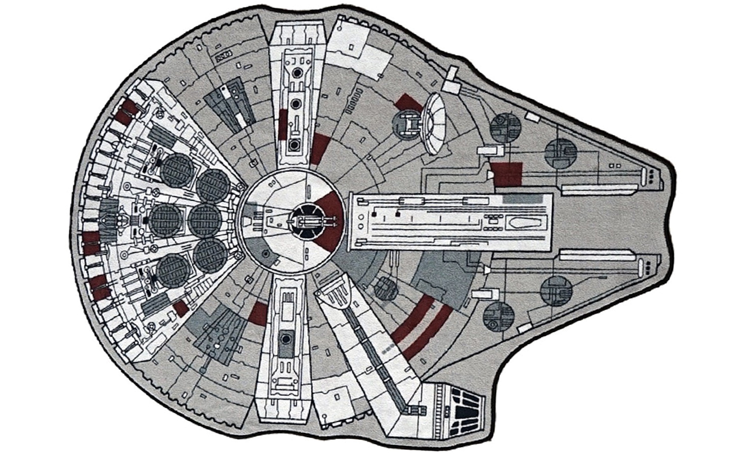 No Room Is Truly Decorated Without A Millennium Falcon Rug