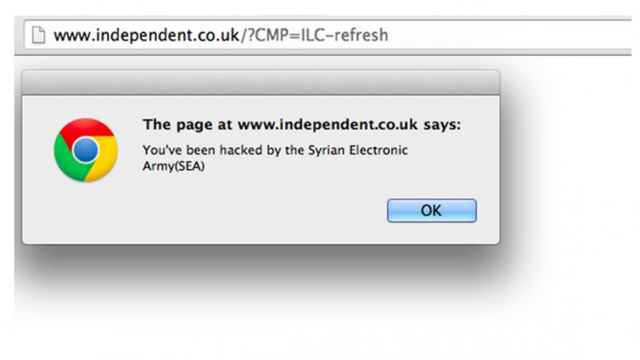 The Syrian Electronic Army Is Infesting News Sites With Popups