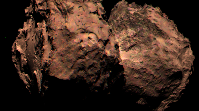 The First True Colour Image Of Comet 67P Taken By The Rosetta Spacecraft