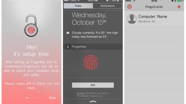 FingerKey Lets You Log In To Your Mac With TouchID