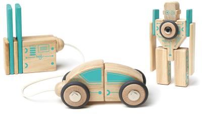Build Yourself Some Bots With Tegu’s Magnetic Wooden Blocks