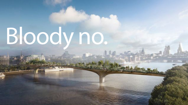 London’s Crazy Stupid Garden Bridge Is Actually Going Ahead