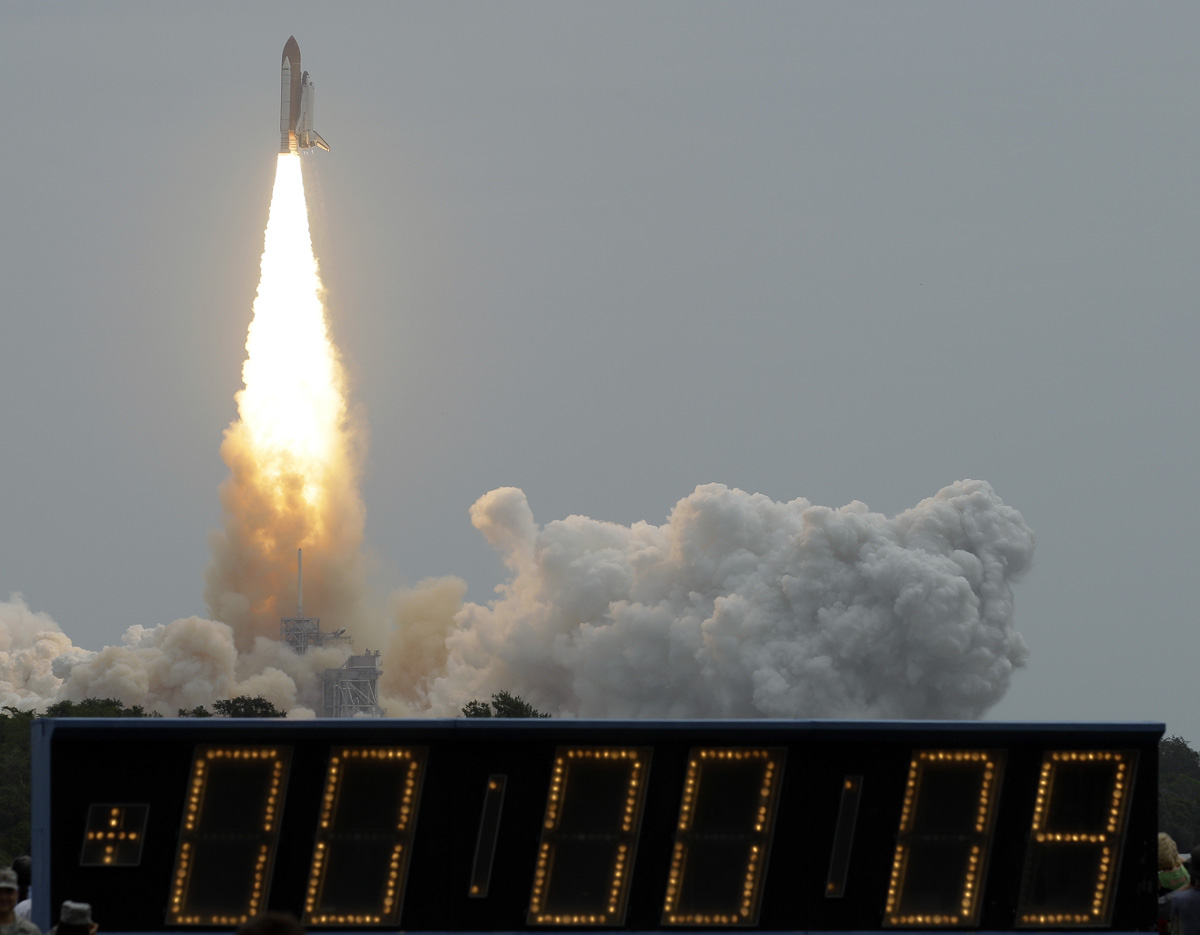 NASA's historic countdown clock is ticking again for Florida launch  spectators