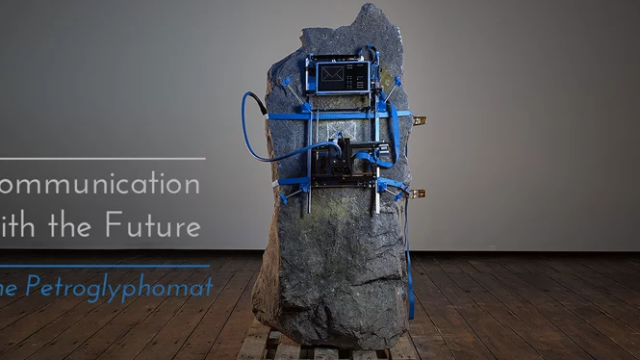 A CNC Mill Backpack Drills Permanent Messages Into Solid Rock 
