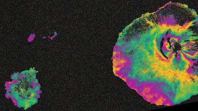 This Is What A Volcanic Eruption Looks Like In Satellite Radar