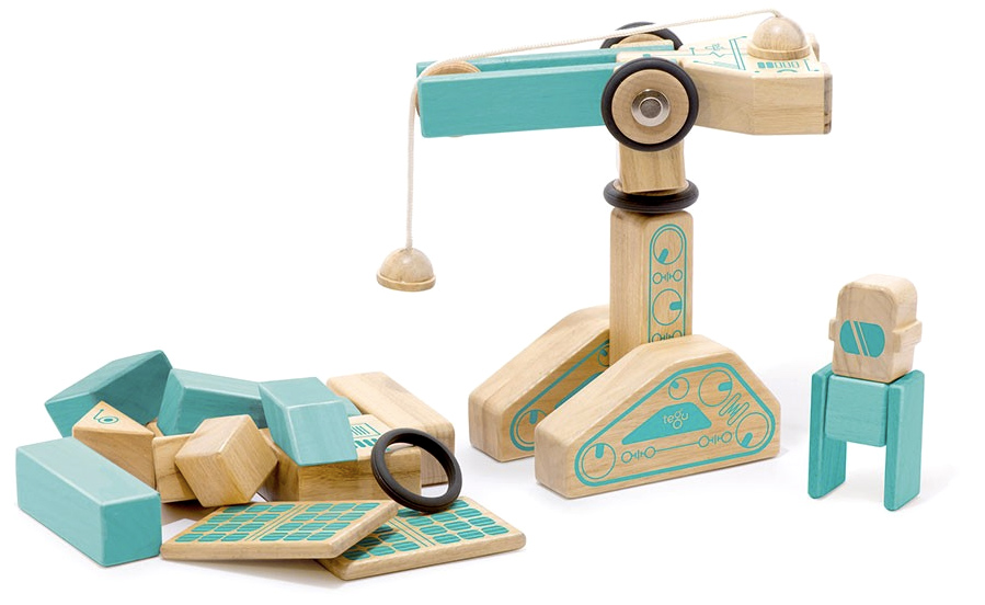 Build Yourself Some Bots With Tegu’s Magnetic Wooden Blocks