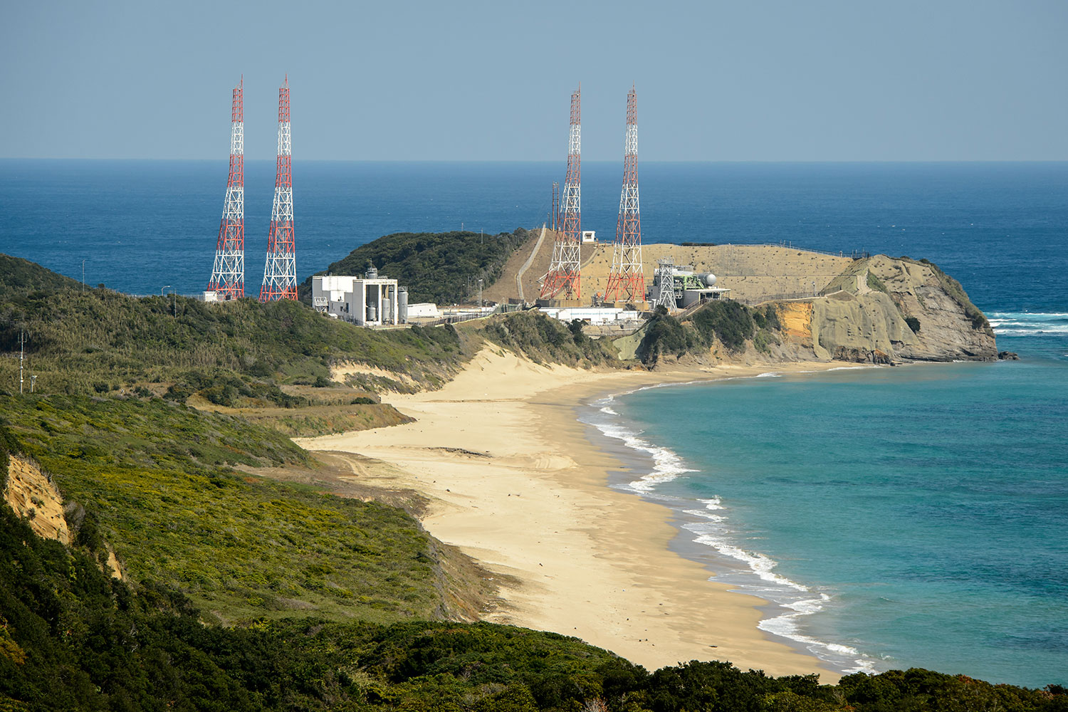 Japan’s Rocket Launch Site Looks Like A Bond Villain’s Secret Lair
