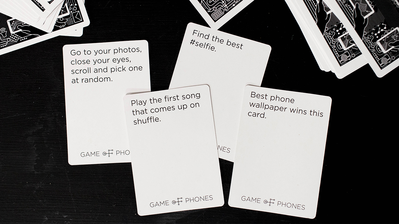 A Card Game That Requires You To Keep Your Phone Out Is Genius
