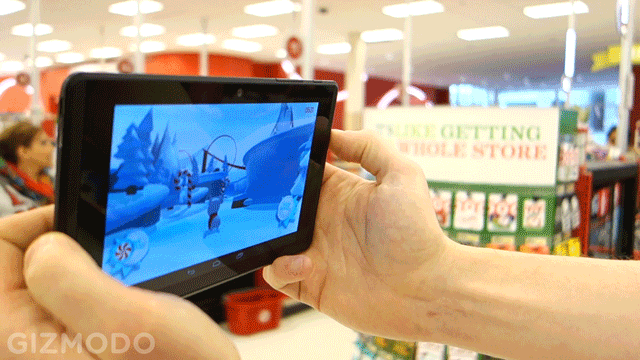 Google’s Reality-Bending Tablet Turned My Target Into An Icy Playground