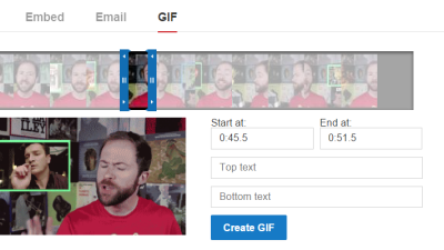 YouTube Now Lets You Make GIFs From Videos