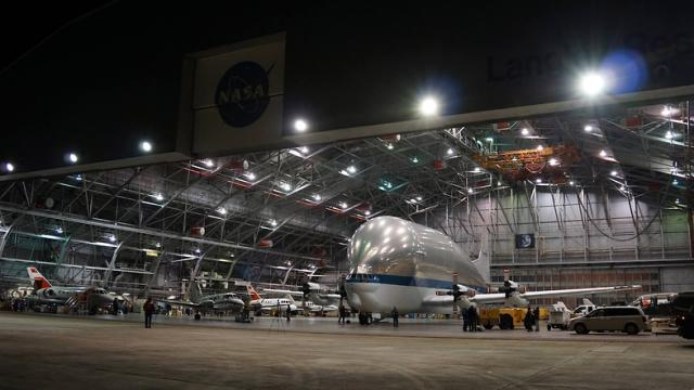This Is Where NASA’s Super Guppy Gets Some Rest