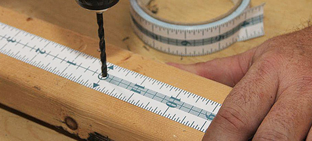 Sticky Tear-Off Measuring Tape Saves Your Walls From Pencil Marks