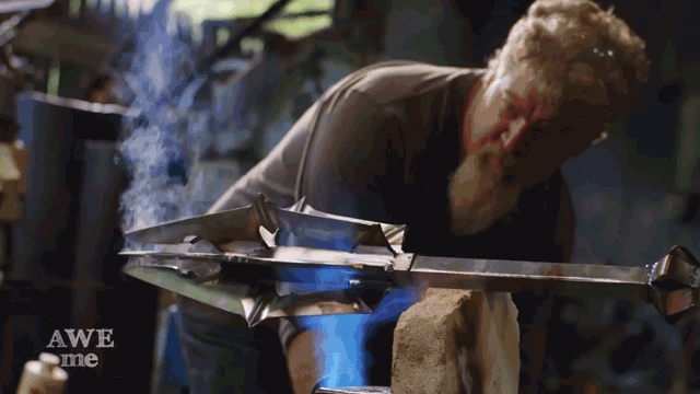 Just A Couple Of Dudes Building Sauron’s Mace From Lord Of The Rings