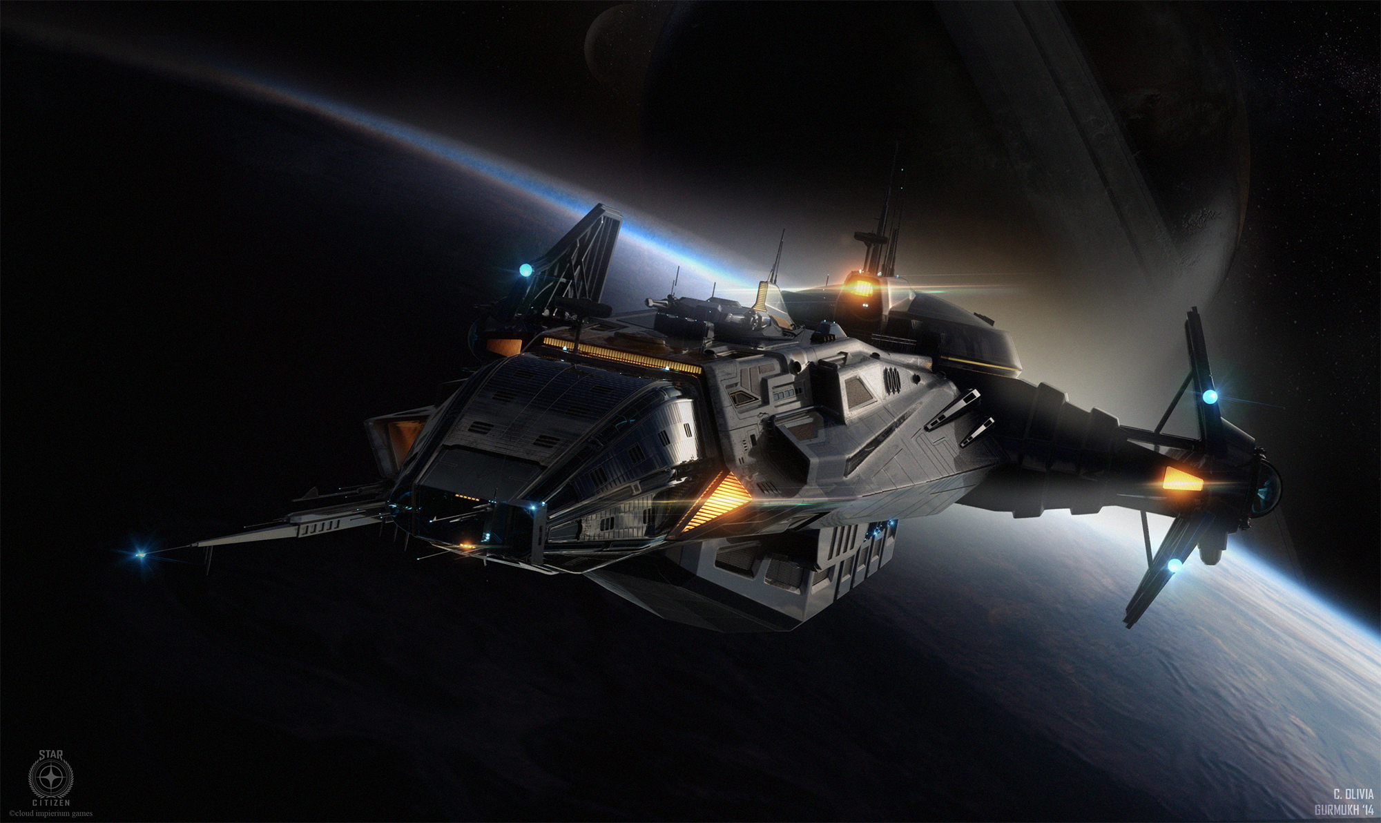I Want To Live In This Cool Spaceship From Star Citizen