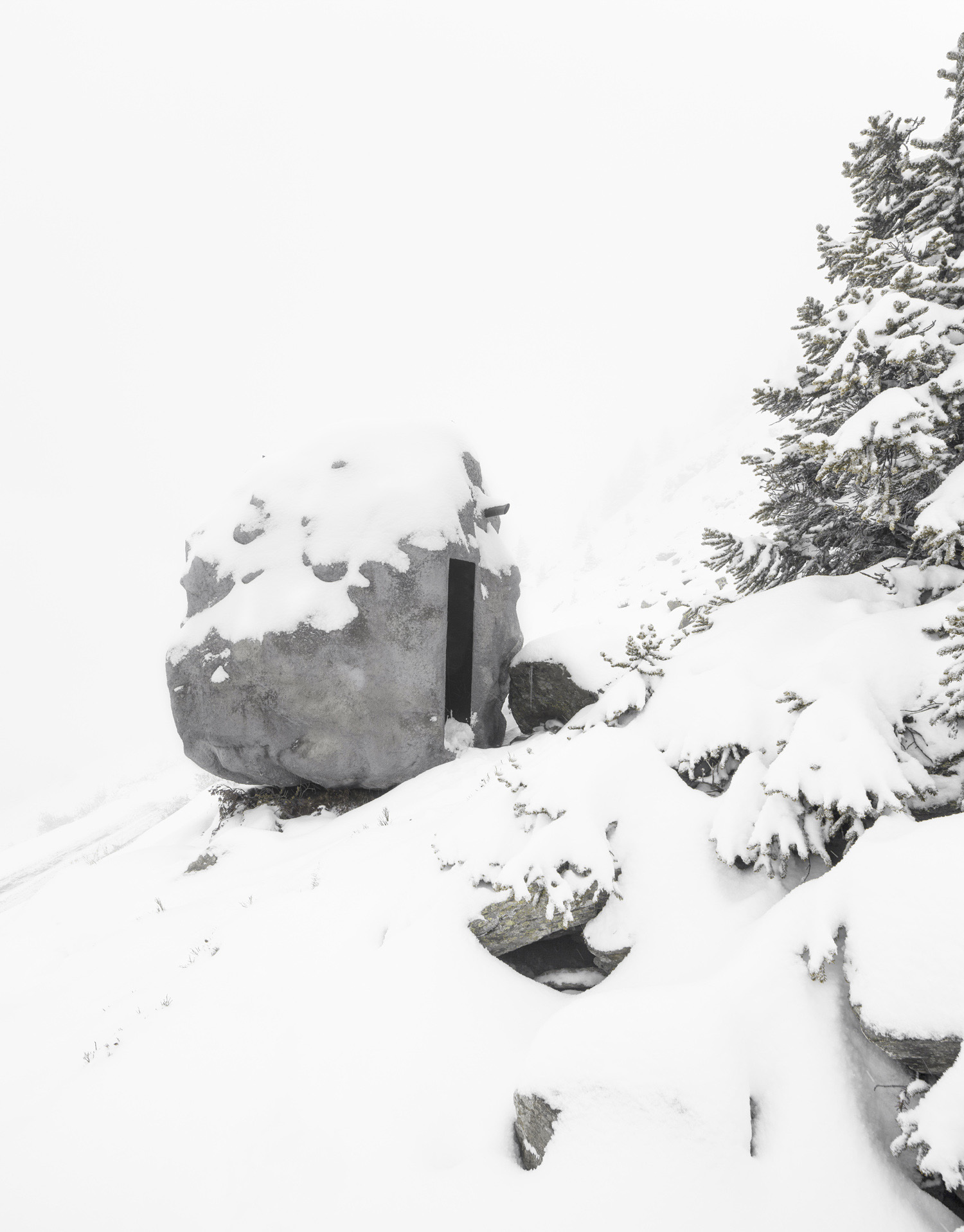 This Fake Boulder In The Alps Is Actually A Tiny, Perfect Cabin