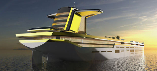 This Crazy Giant Giga-Yacht Is The Size Of An Oil Tanker