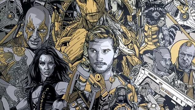 All I Want For Christmas Is This Giant Guardians Of The Galaxy Metal Poster