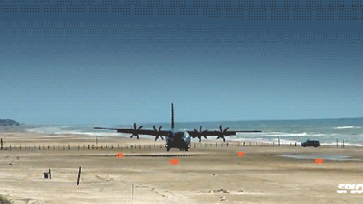 The C-130 Hercules Can Land And Take Off Anywhere — Including This Beach