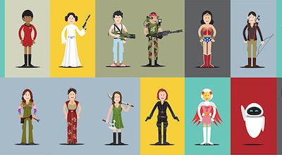 Can You Recognise All The Famous Movie Heroines In This Neat Poster?