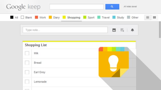 Beef Up Google Keep With Category Tabs
