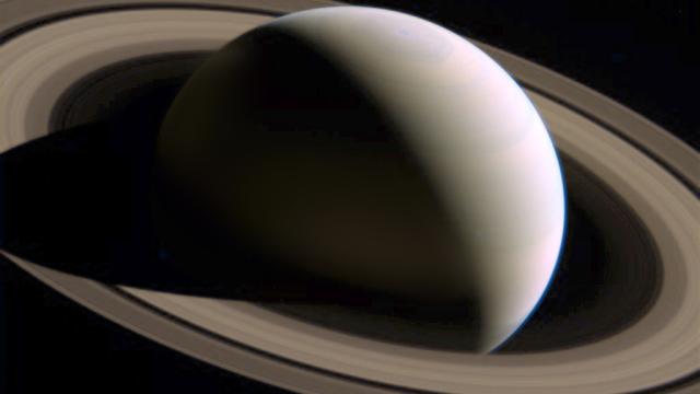 Impressive New Image Of Saturn From Above The Ecliptic Plane