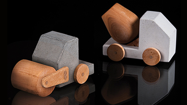 Kid-Proof Construction Toys Made From Concrete
