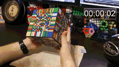 It Took This Guy Over 7 Hours To Solve The World’s Hardest Rubik’s Cube