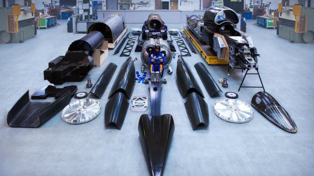 This Is What A 1609km/h Car Looks Like In Kit Form