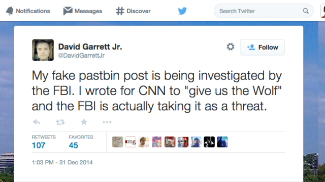 The FBI Thought This Guy’s Joke Was A Legit Threat To CNN