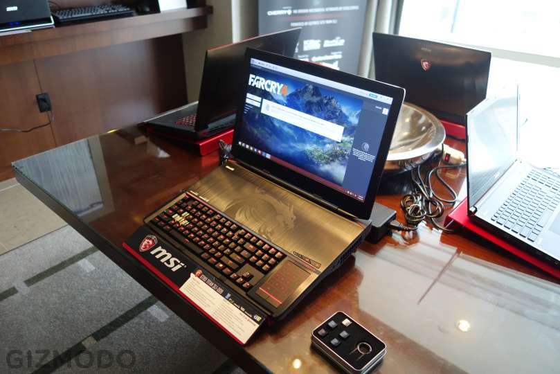 MSI Gaming Laptop With A Mechanical Keyboard Is So Gleefully Insane