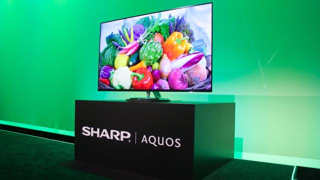 Sharp’s Super Slim 4K TV Is Like Whoa Skinny